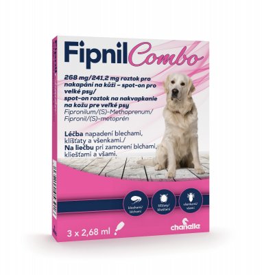 Fipnil Combo 268/241.2 mg spot-on Dog L 3x2,68 ml