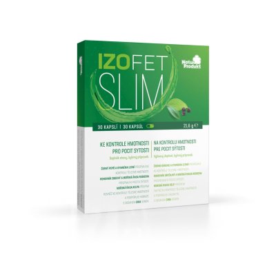 Naturprodukt Izofet Slim ke kontrole hmotnosti 30 kapslí