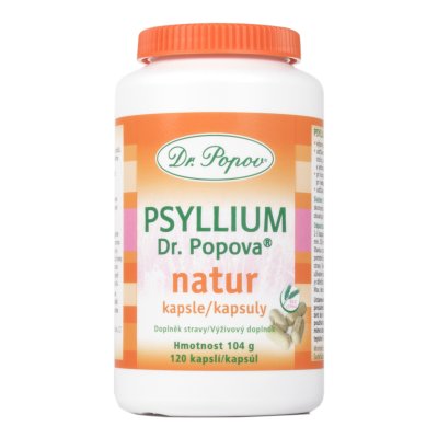 Dr. Popov Psyllium 120 kapslí
