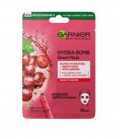 Garnier Skin Naturals Hydra Bomb vyhlazující a vyplňující textilní maska s výtažkem z hroznů 28 g