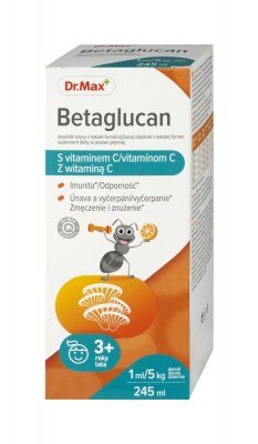 Dr.Max Betaglukan + vitamin C 245 ml