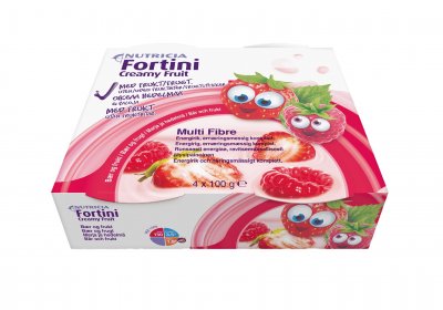 Fortini Creamy Fruit Multi Fibre Červené ovoce 4x100 g