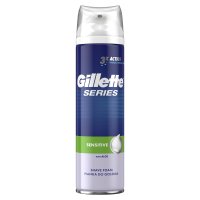 Gillette Series Sensitive pánská pěna na holení 250 ml