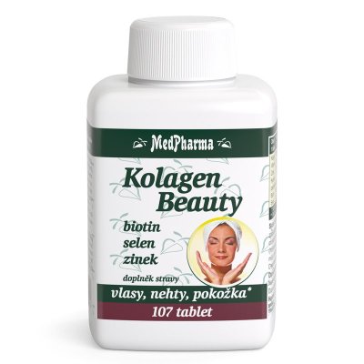Medpharma Kolagen Beauty biotin selen zinek 107 tablet