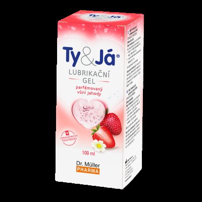 Lubrikační gel Ty&Já parfémovaný vůní jahody 100ml Dr.Müller