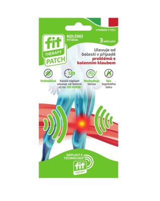 fit THERAPY Náplast FIT – Koleno 3 ks