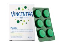 Vincentka pastilky bylinné 18 ks