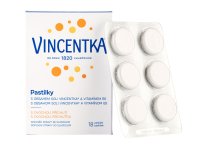 Vincentka Osvěžující ovocné pastilky 18 ks