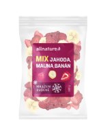 Allnature Mix lyofilizovaného ovoce - jahoda, malina, banán 100g