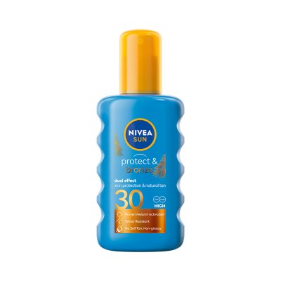 NIVEA SUN Intenzivní sprej na opalování Protect&Bronze OF30 200ml