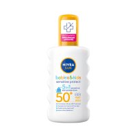 Nivea SUN Dětský sprej na opalování Sensitive OF50+ 200 ml