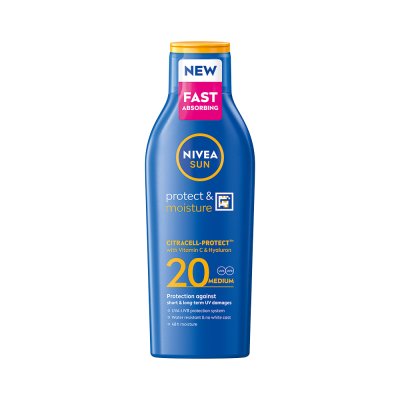 Nivea SUN Hydratační mléko na opalování OF20 200 ml