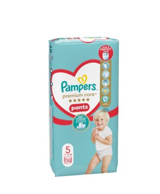 Pampers Premium Care Pants Velikost 5, 52ks