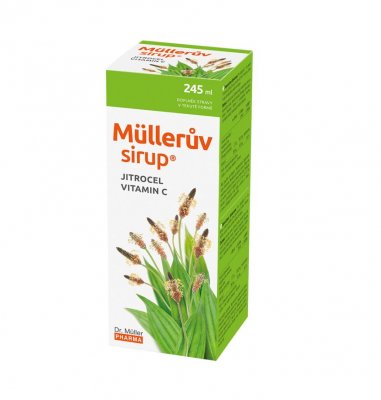 Dr. Müller Müllerův sirup s jitrocelem a vitaminem C 245 ml