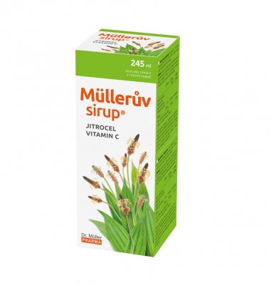 Müllerův sirup s jitrocelem a vitaminem C 245ml