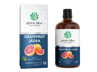 Green idea Grapefruit jádra bezlihový extrakt 100 ml
