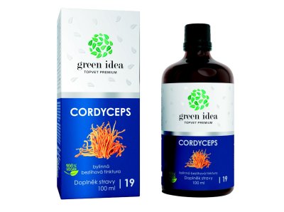 Green idea Cordyceps bezlihový extrakt 100 ml