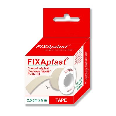Fixaplast Náplast 2,5 cm x 5 m cívka 1 ks