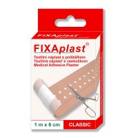 Fixaplast Classic 1 m x 6 cm náplast nedělěná s polštářkem 1 ks