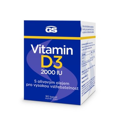 GS Vitamin D3 2000 IU cps.90