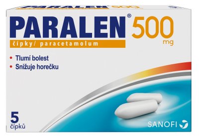 Paralen® 500 čípek 5x500mg