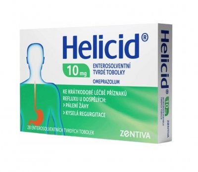 Zentiva 10 Helicid 10mg 28 tvrdých tobolek