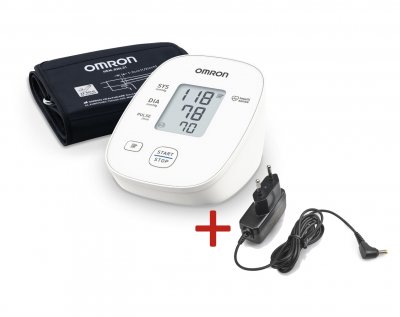 Omron M300 PLUS tonometr + síťový zdroj Omron M300 PLUS tonometr + síťový zdroj