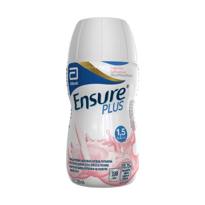 Ensure Plus příchuť jahoda 4x220 ml