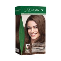 NATURIGIN Organic Based 100% Permanent Hair Colours Light Chocolate Brown 5.0 barva na vlasy 115 ml