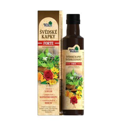 Naturprodukt Švédské kapky Forte 250 ml
