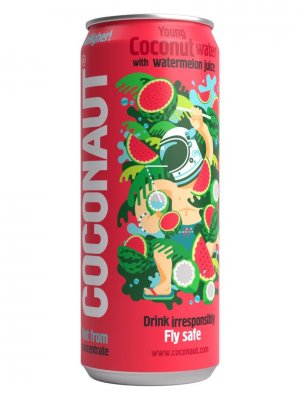 Coconaut Kokosová voda s melounovou šťávou 320 ml Coconaut Kokosová voda s melounovou šťávou 320 ml