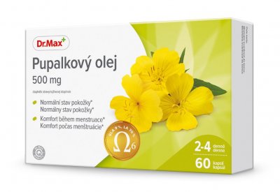Dr.Max Pupalkový olej 500 mg 60 kapslí Dr.Max Pupalkový olej 500 mg 60 kapslí