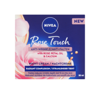 Nivea Rose Touch noční krém proti vráskám 50 ml