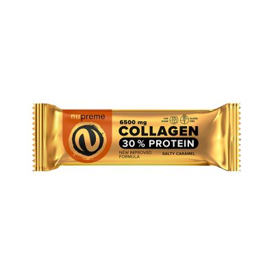 Nupreme Protein & Collagen slaný karamel tyčinka 50 g