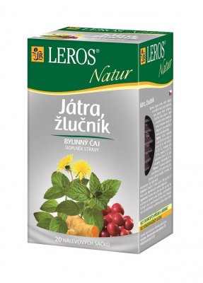 Leros Natur Játra žlučník porcovaný čaj 20x1,5 g