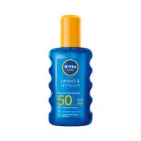Nivea SUN Protect&Dry OF50 neviditelný sprej na opalování 200 ml