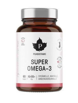 Puhdistamo Super Omega-3 60 kapslí