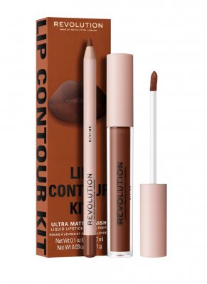 Makeup Revolution Lip Contour Kit Divine sada na rty 2 ks Makeup Revolution Lip Contour Kit Divine sada na rty 2 ks