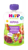 HIPP Hippis BIO Granátové Jablko Acerola Jablko Malina 100 g