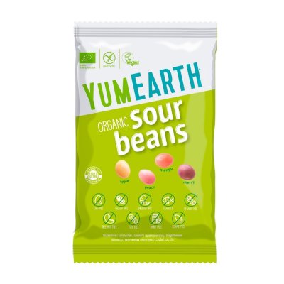 YumEarth BIO Kyselé želé bonbony mix příchutí 50 g