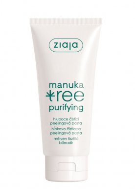 Ziaja Manuka Tree Purifying čistící peelingová pasta pro normální až mastnou pleť 75 ml