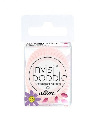 invisibobble® SLIM Retro Dreamin‘ Cuter than you Pink