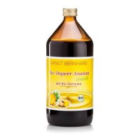 Sanct Bernhard BIO Zázvorovo-ananasový sirup s kurkumou 1000 ml