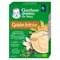 Gerber Organic Nemléčná kaše s příchutí vanilky 200 g