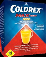 Coldrex Maxgrip citron 1000MG/10MG/40MG rozpustné sáčky 14