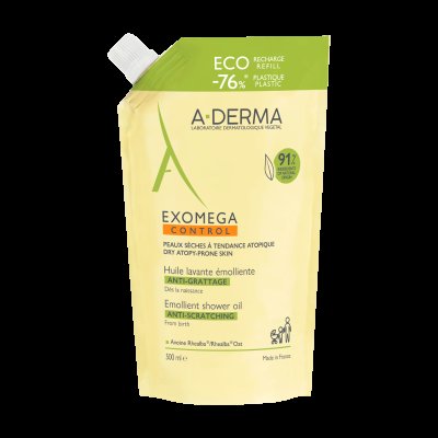 A-Derma Exomega Control Sprchový olej ECO náplň 500 ml