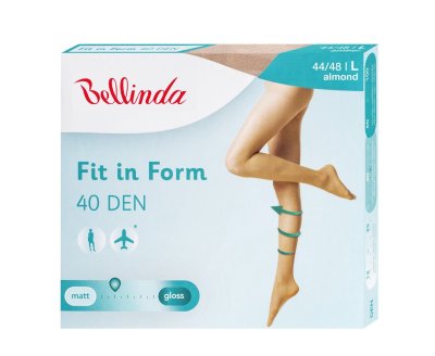 Bellinda Fit in Form 40 DEN vel.L punčochové kalhoty světle tělové