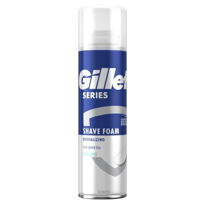 Gillette Series Revitalizing pěna na holení se zeleným čajem 250 ml Gillette Series Revitalizing pěna na holení se zeleným čajem 250 ml