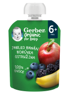 Gerber Kapsička jabl./banán/borův./ostr.BIO 90 g