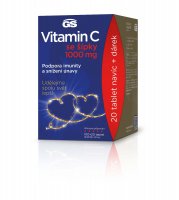 GS Vitamin C 1000 se šípky 100+20 tablet dárkové balení 2022